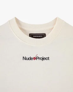 Nude Project Xoxo Tee Marshmallow Clearance