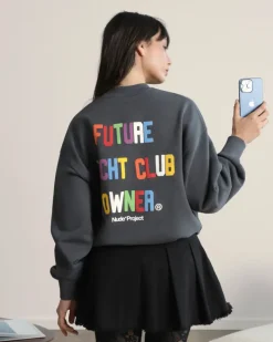 Nude Project Yate Sweatshirt Ash Outlet