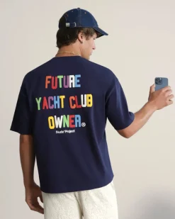 Nude Project Yate Tee Navy Clearance