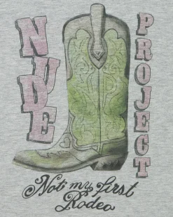 Nude Project Yeehaw Tee Grey Hot