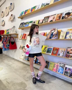 Nude Project Yeehaw Tee Marshmallow Hot