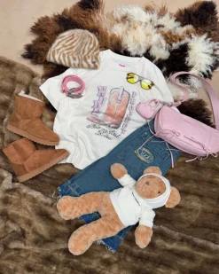 Nude Project Yeehaw Tee Marshmallow Hot